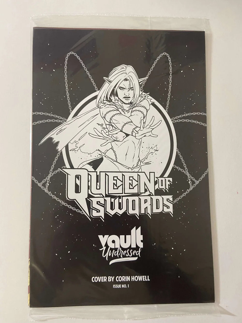 QUEEN OF SWORDS #1 NM Colin Howell Undressed Variant Sealed ( Barbaric Spin-Off )