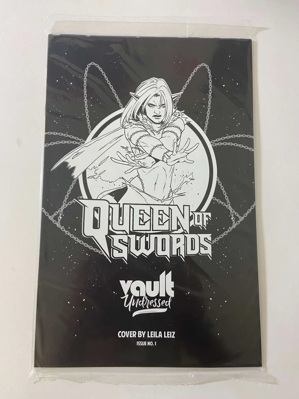 QUEEN OF SWORDS #1 NM Leila Leiz Undressed Variant Sealed ( Barbaric Spin-Off )
