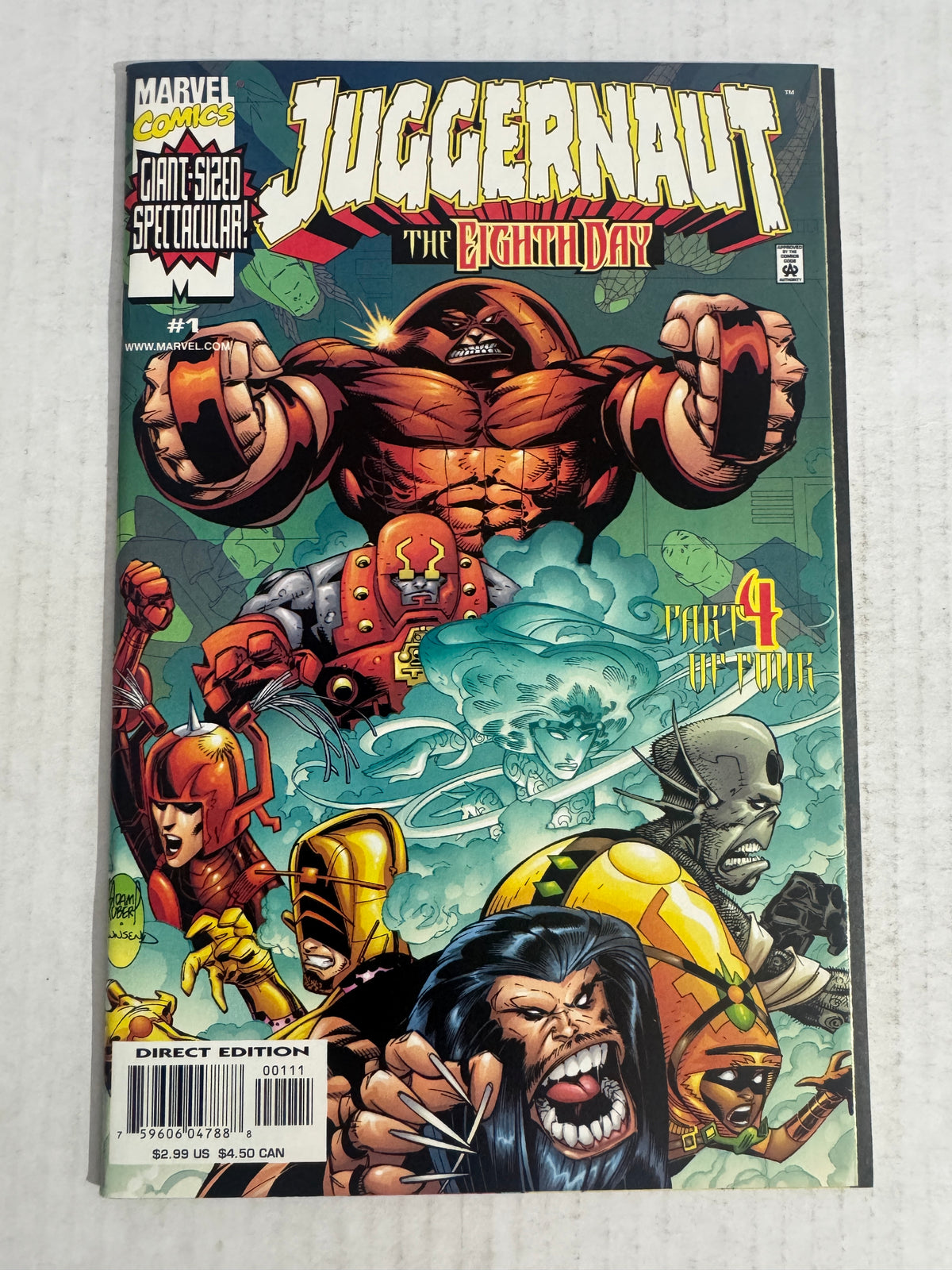 JUGGERNAUT The Eighth Day #1 NM- Adam Kubert Cover