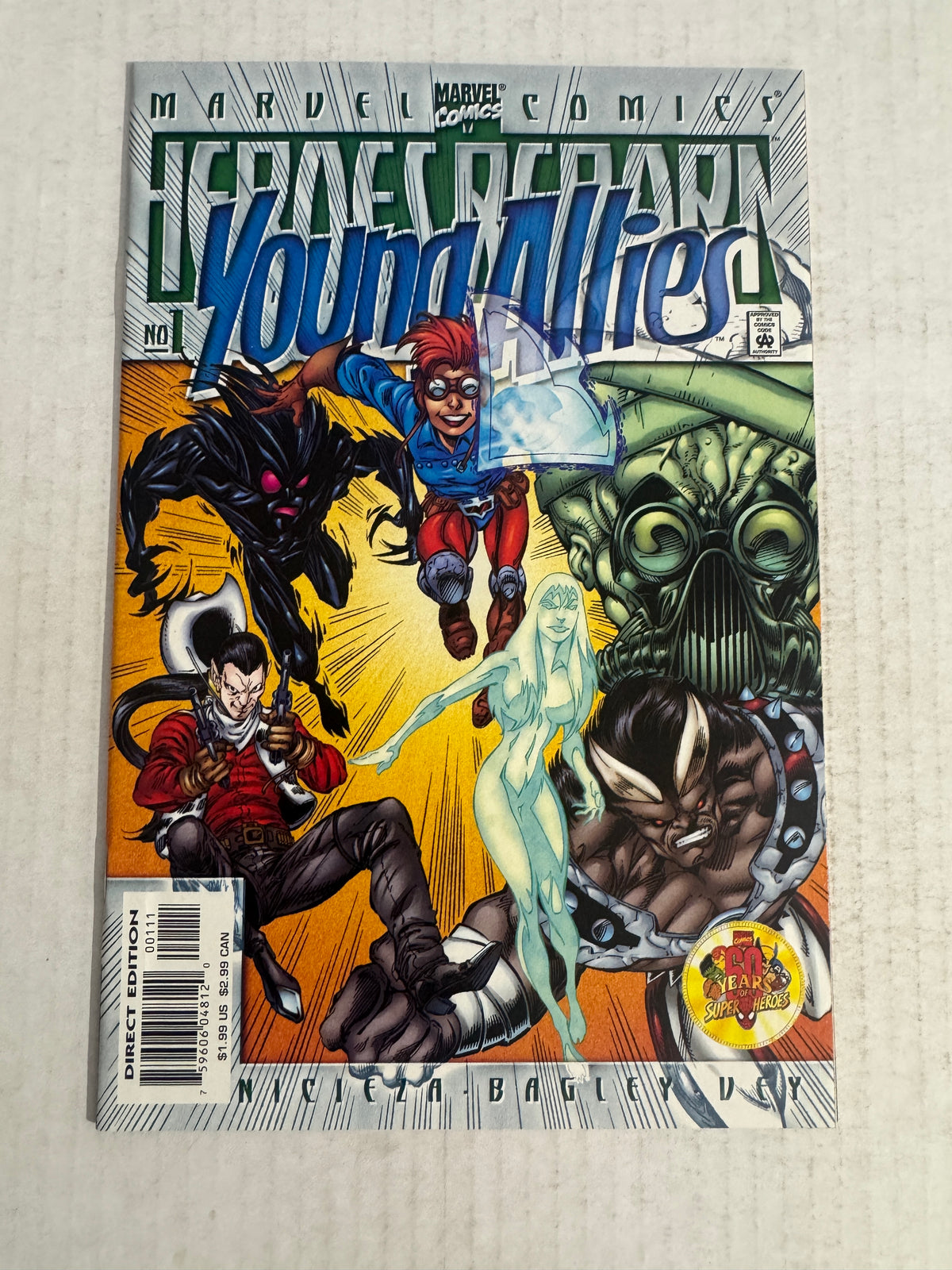 HEROES REBORN YOUNG ALLIES #1 NM