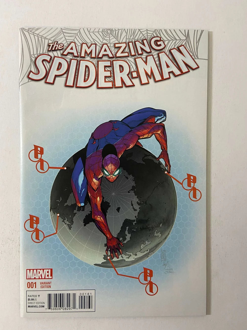AMAZING SPIDER-MAN #1 Vol 4 NM 1:50 Camuncoli Variant