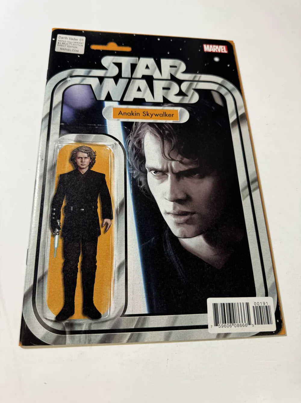 STAR WARS DARTH VADER #1 Vol 2 NM Anakin Jonathan Tyler Christopher Action Figure Variant 1ST APPEARANCE
