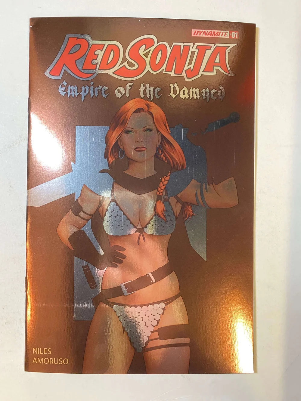 RED SONJA Empire of The Damned #1 NM 1:5 Johnathan Tyler Christopher Negative Foil Variant