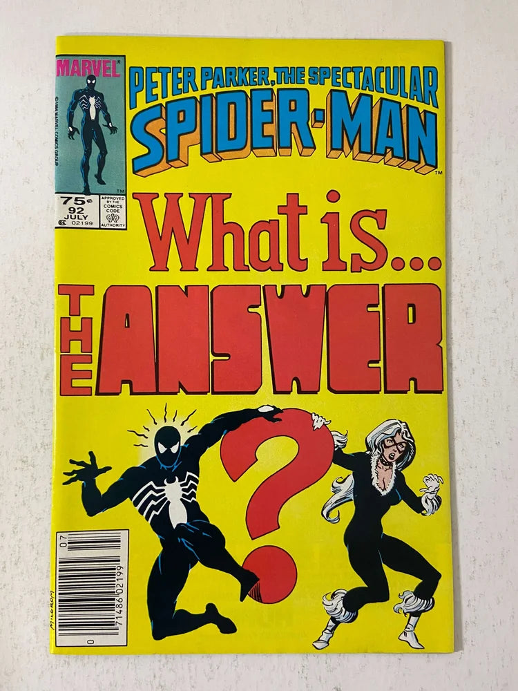 SPECTACULAR SPIDER-MAN #92 VF CANADIAN PRICE VARIANT