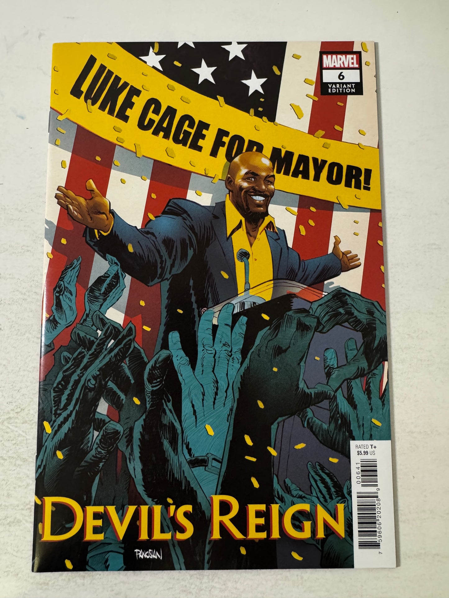 DEVIL'S REIGN #6 NM Dan Panosian Variant