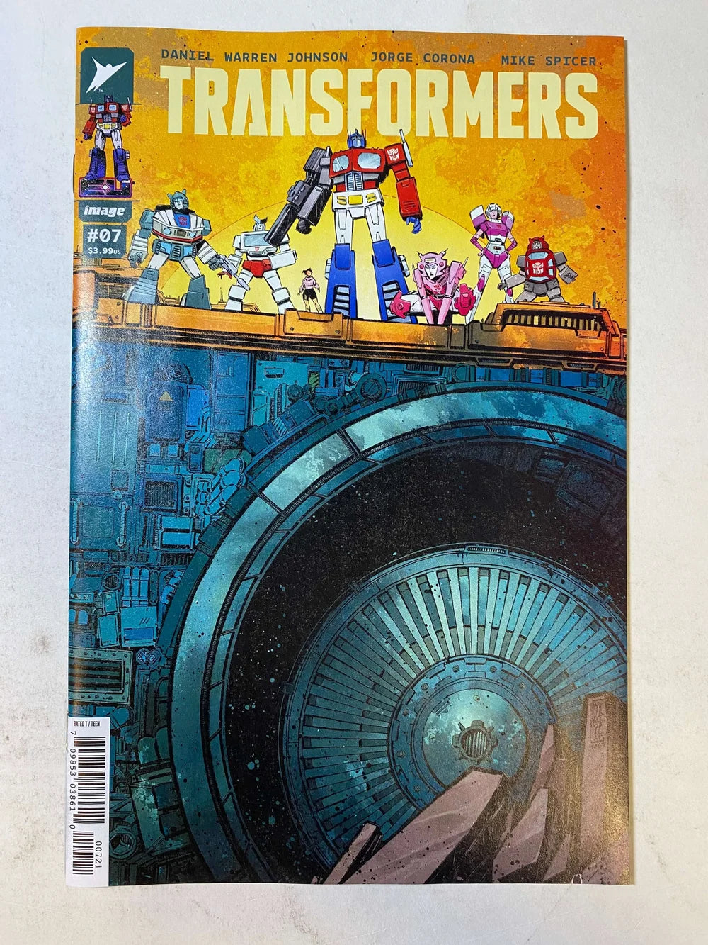 TRANSFORMERS #7 NM B Variant