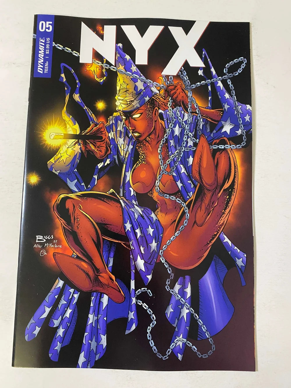 NYX #5 NM McFarlane Wizard Homage Variant (Dynamite)