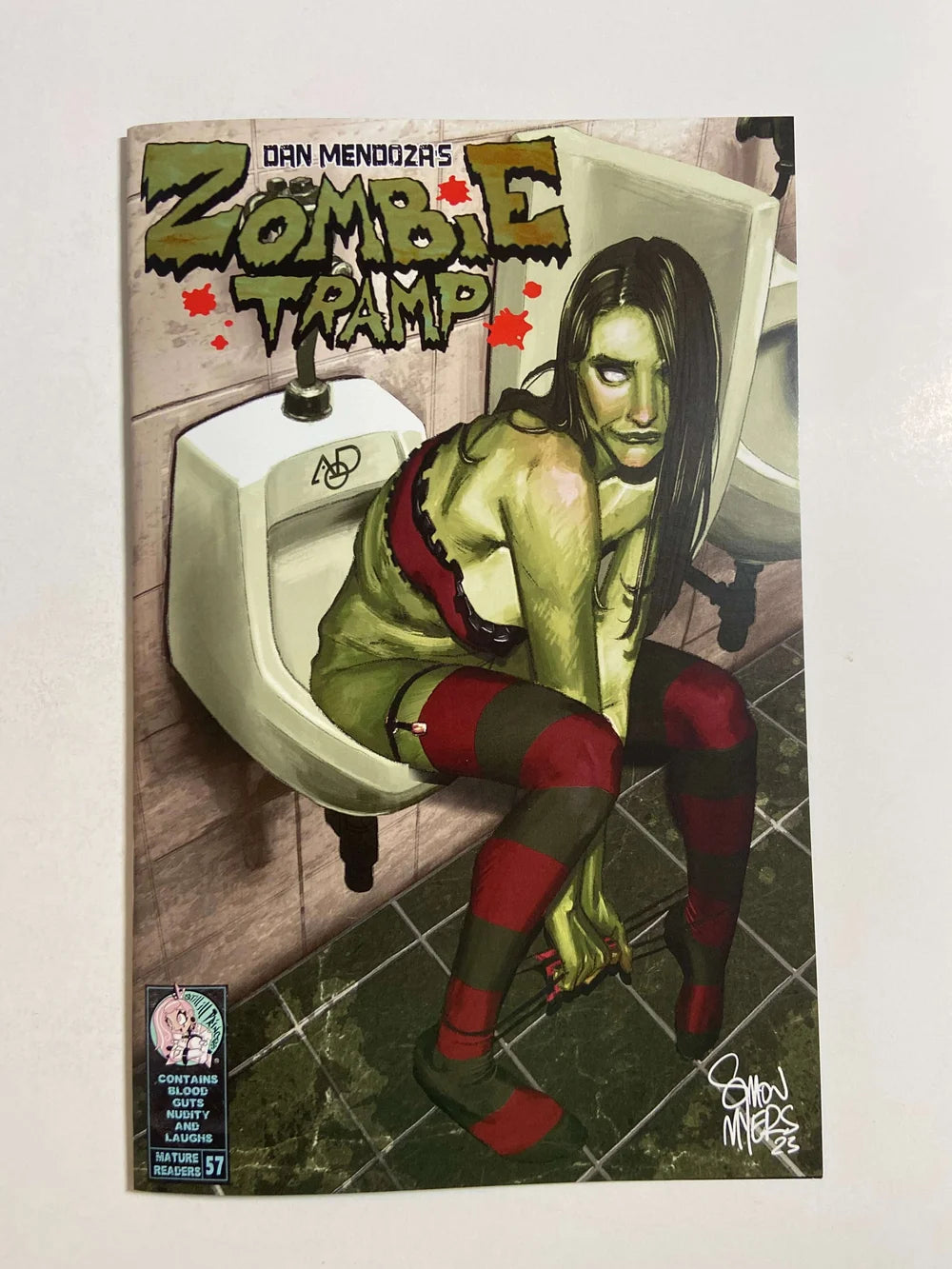 DAN MENDOZA'S ZOMBIE TRAMP #57 NM Simon Meyers Variant LTD 50