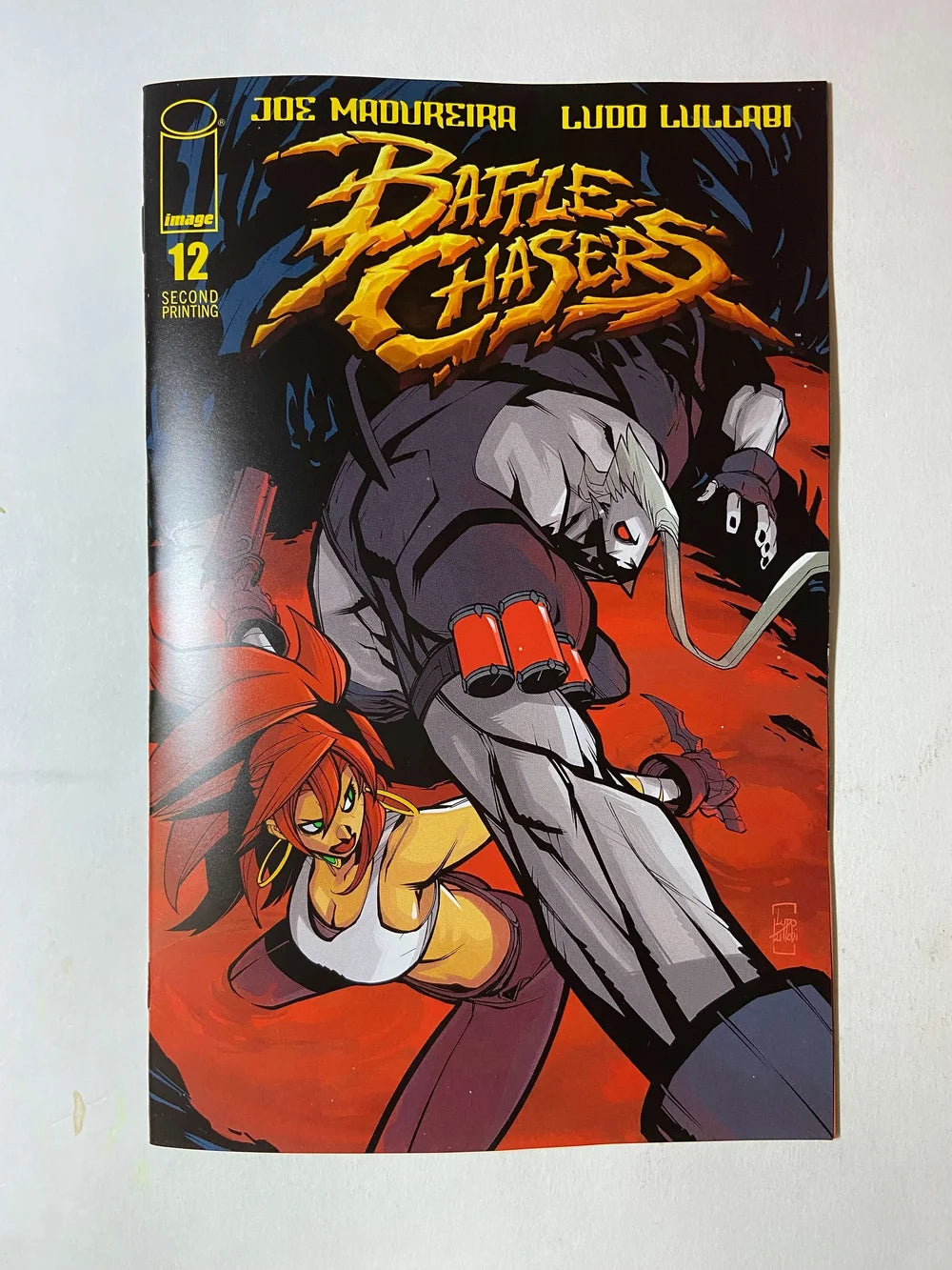 BATTLE CHASERS #12 NM 2nd Print Variant