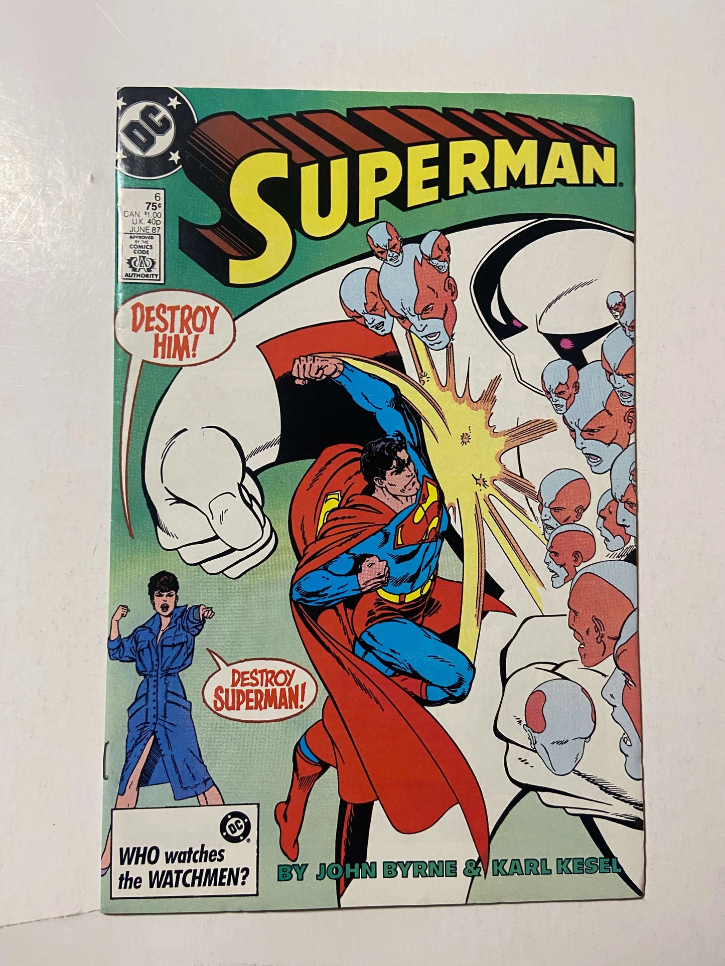 SUPERMAN #6 Vol 2 John Byrne Cover
