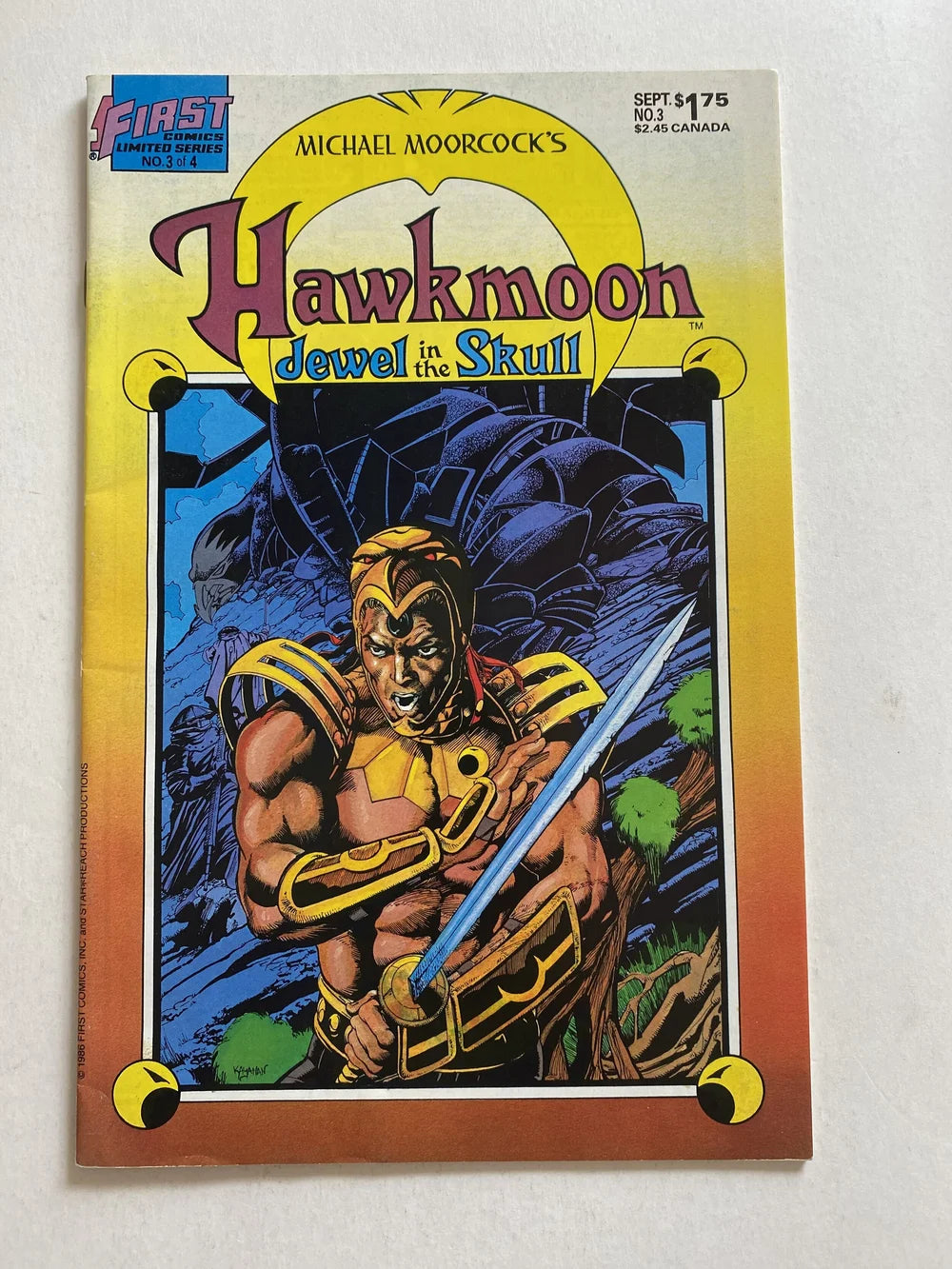 Michael Moorcock's HAWKMOON Jewel in The Skull #3 VF+