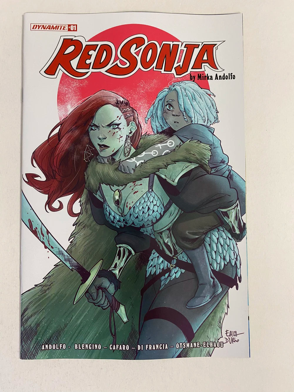 RED SONJA #1 Vol 6 NM D'Urso D Variant (Dynamite)