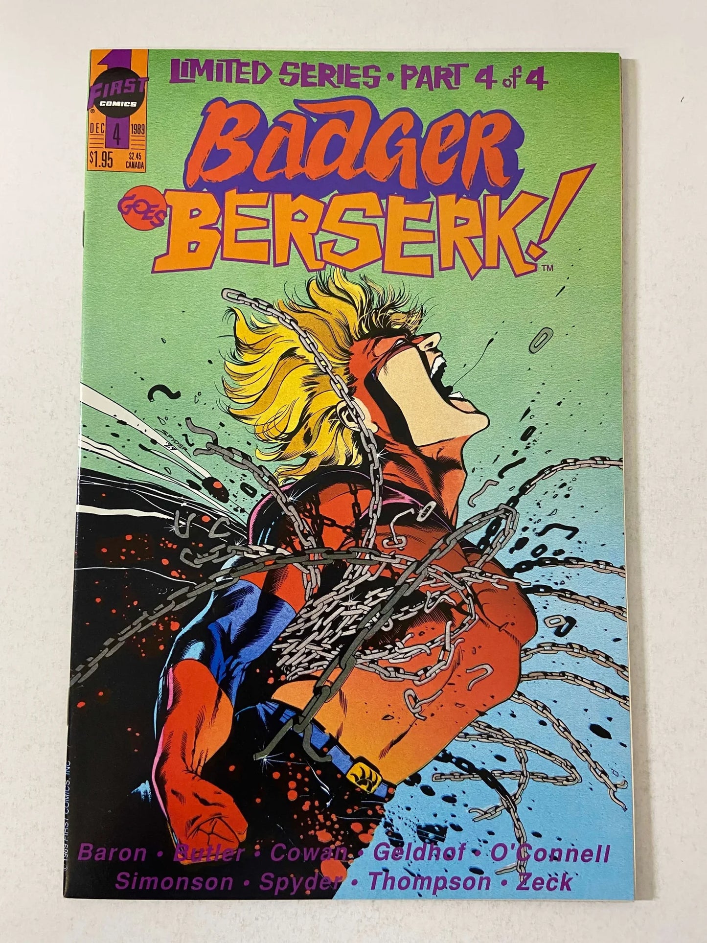 BADGER Goes Berserk #1-4 Set