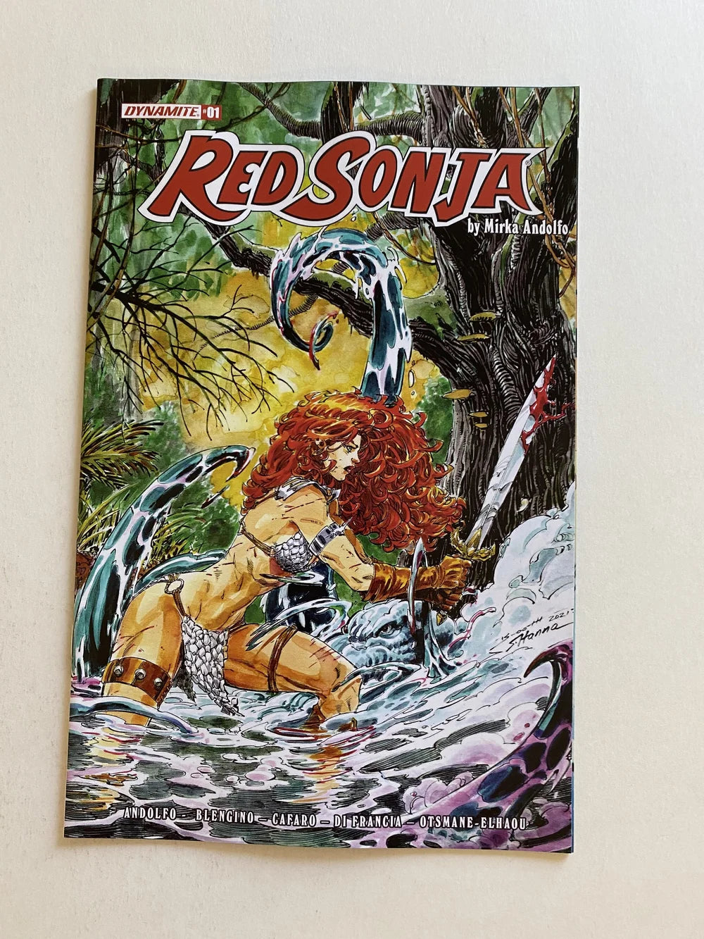 RED SONJA #1 Vol 6 NM 1:10 Brett Booth Variant (Dynamite)