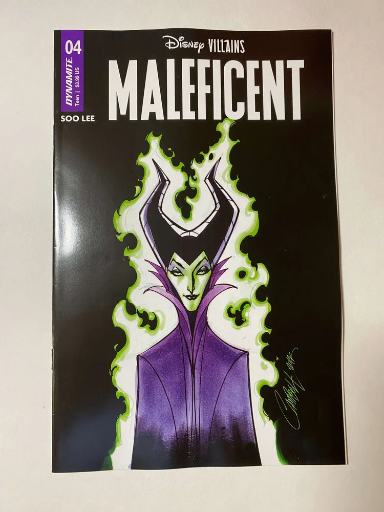 DISNEY VILLAINS : MALEFICENT #4 NM J Scott Campbell Variant