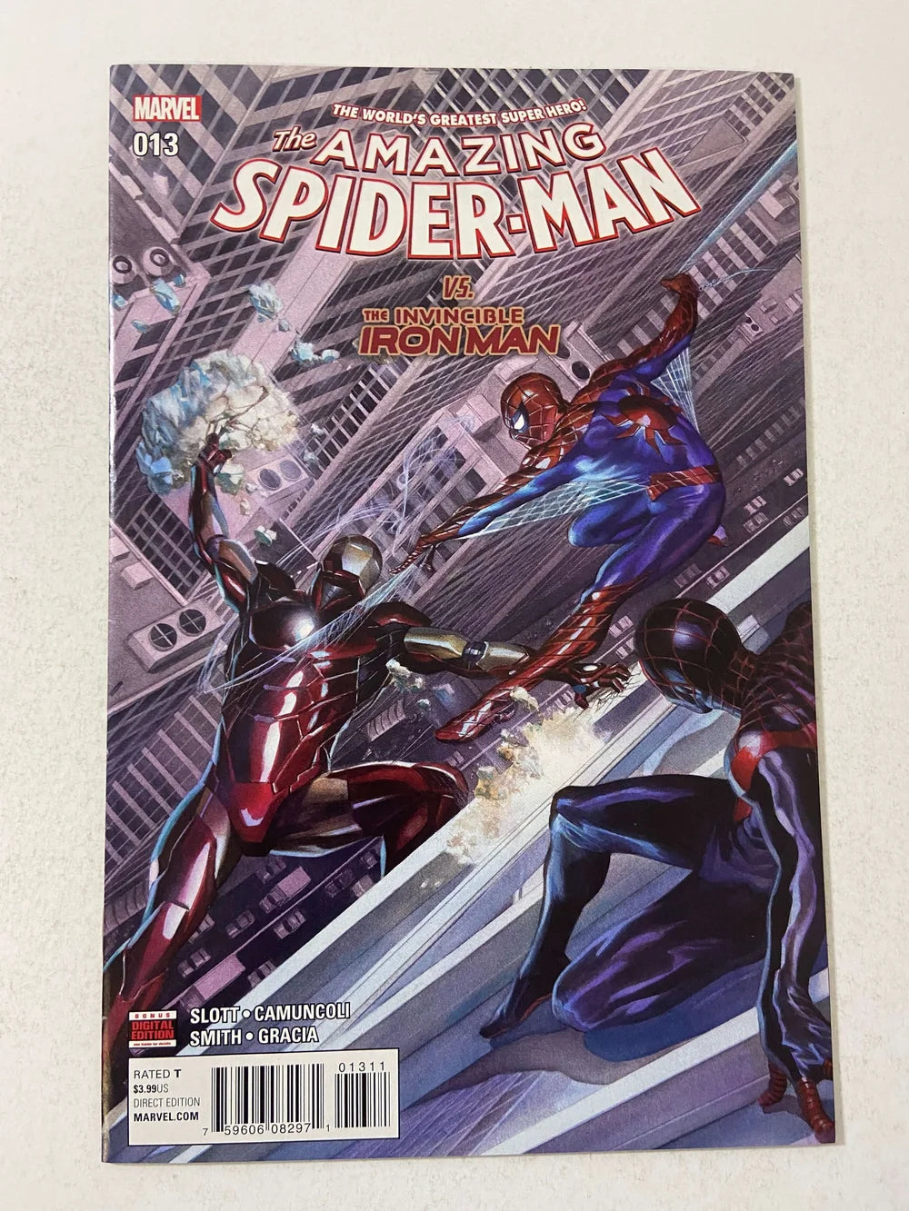 AMAZING SPIDER-MAN #13 Vol 4 Alex Ross Cover