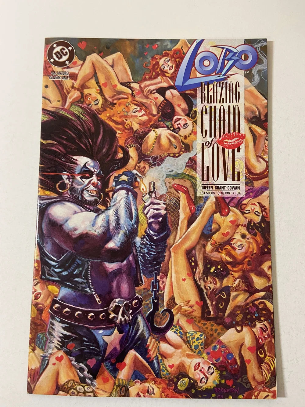 LOBO Blazing Chain of LoveDan Brereton Cover