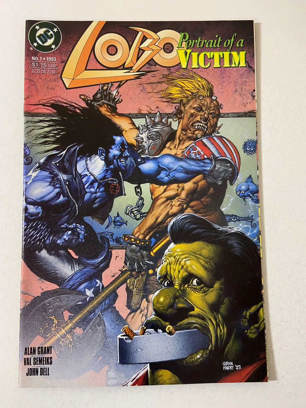 LOBO Portrait of a Victim #1 NM Glenn Fabry Cover