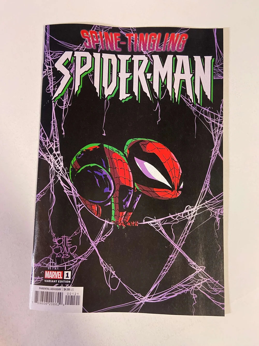 SPINE-TINGLING SPIDER-MAN #1 NM Skottie Young Variant