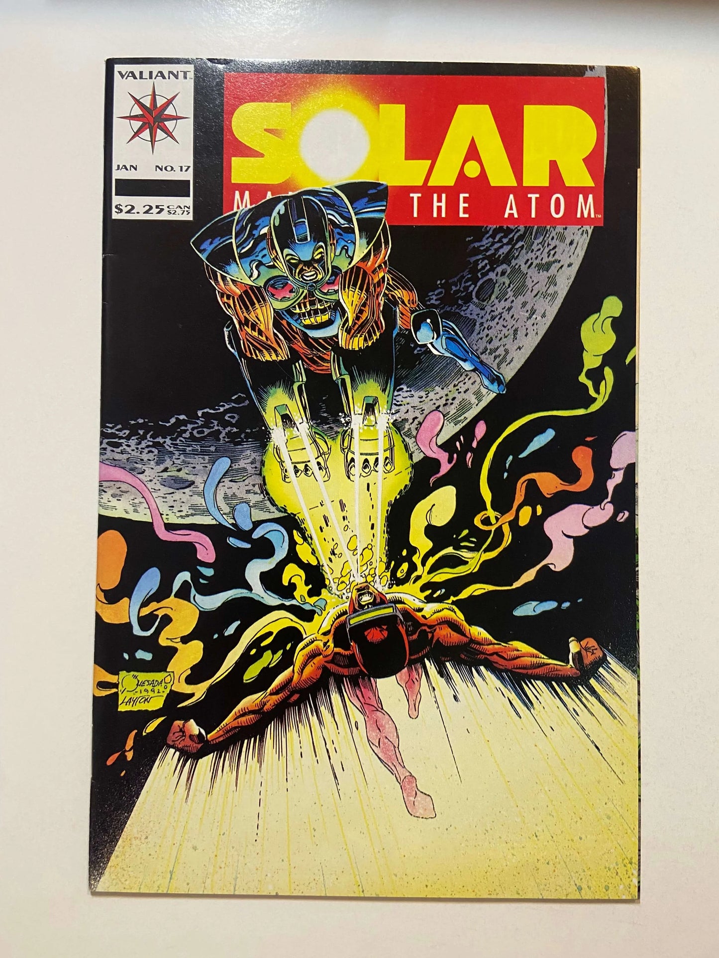 SOLAR MAN OF THE ATOM #17 Joe Quesada Cover