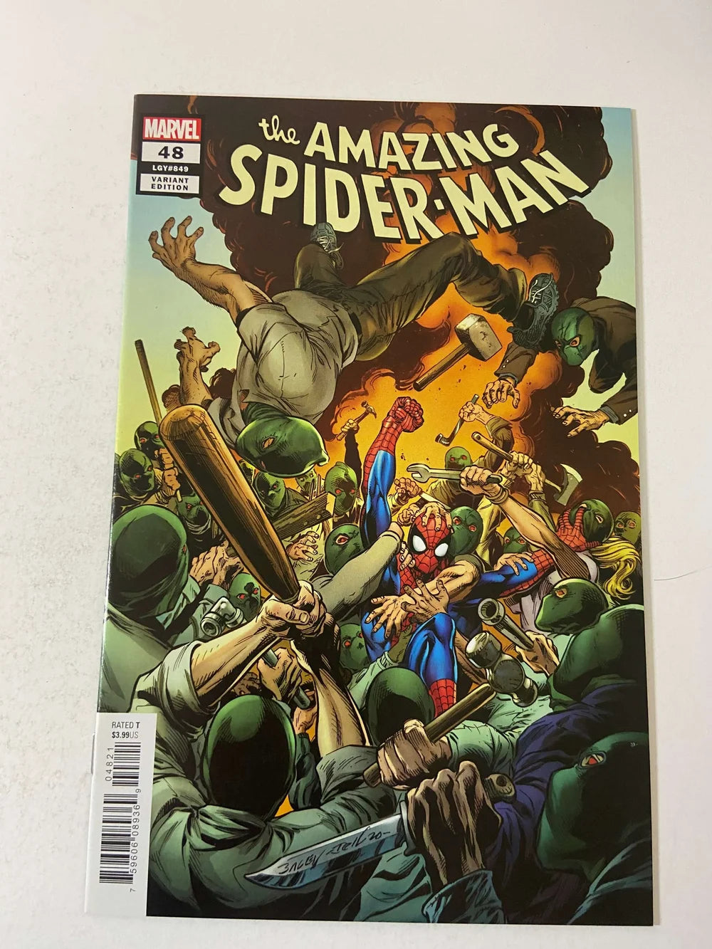 AMAZING SPIDER-MAN #48 Vol 5 NM Mark Bagley Variant