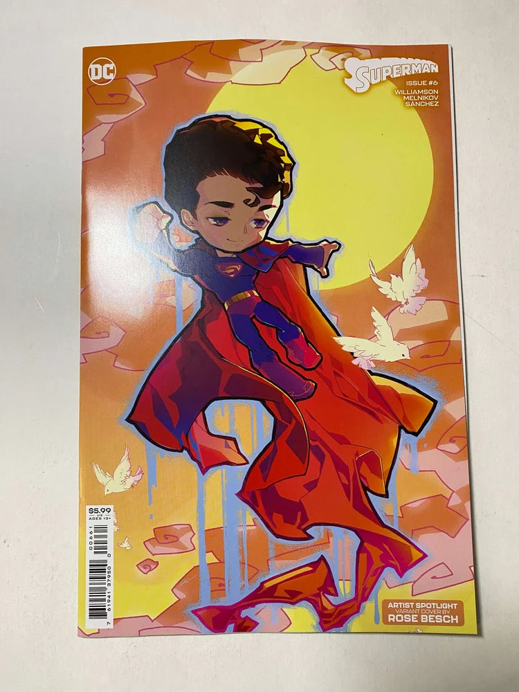 SUPERMAN #6 Vol 6 NM Rose Besch Variant 1ST APPEARANCE