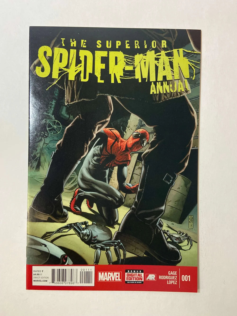 SUPERIOR SPIDER-MAN ANNUAL #1 NM JG Jones Cover