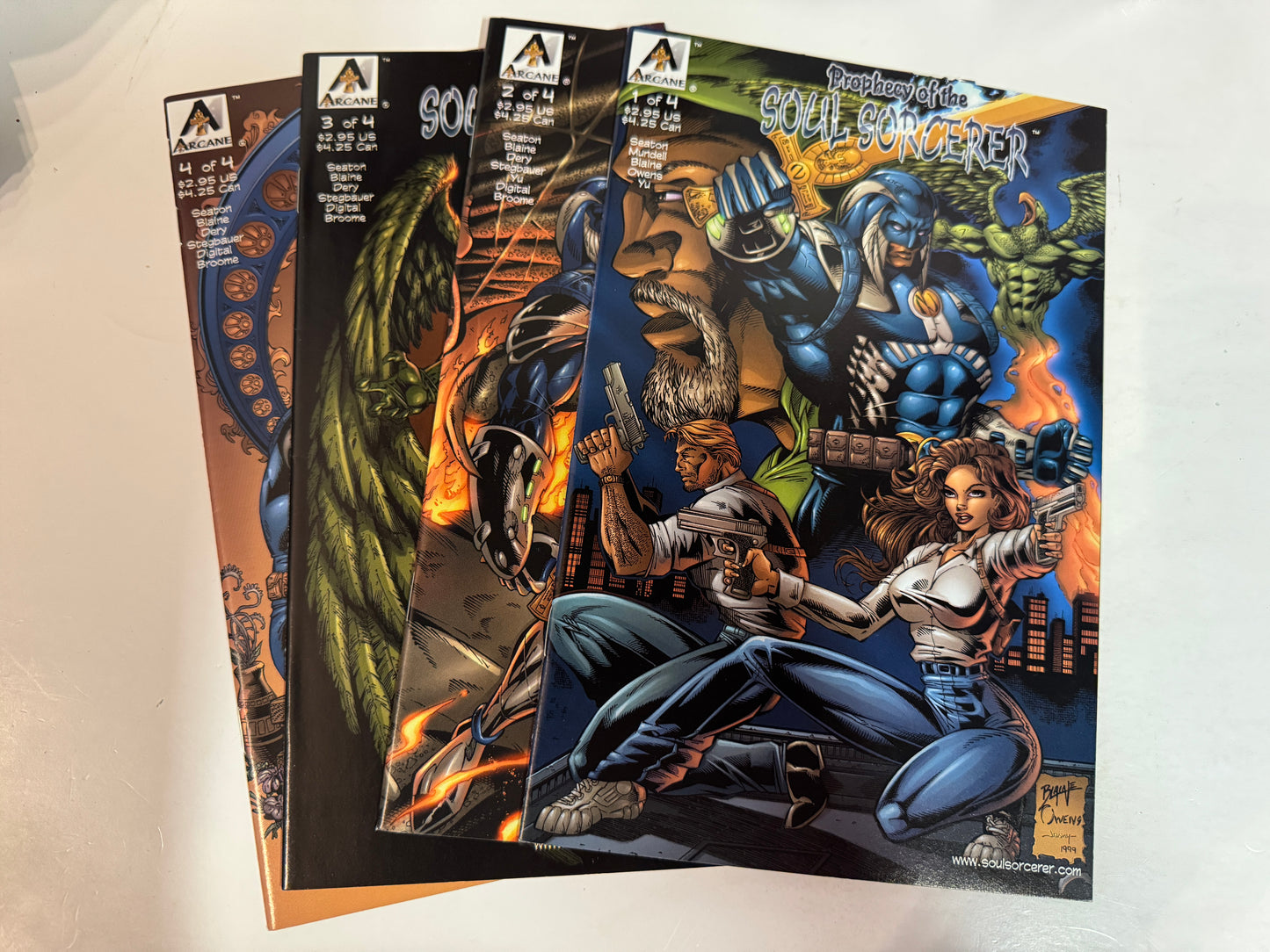 PROPHECY OF THE SOUL SORCERER #1-4 NM Set
