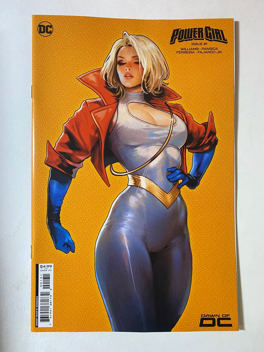 POWER GIRL #1 Vol 3 NM Sozomaika Variant
