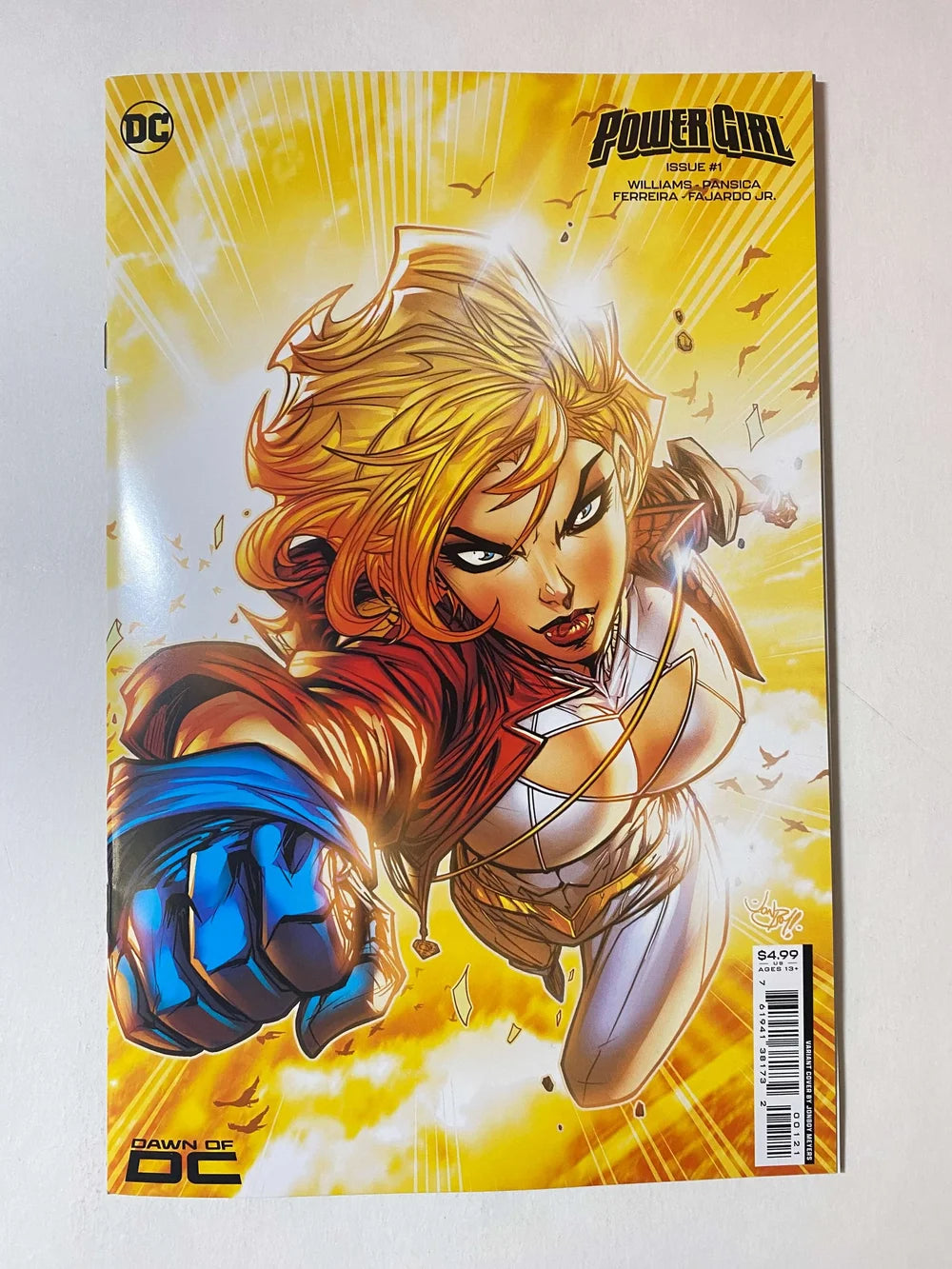 POWER GIRL #1 Vol 3 NM Jonboy Meyers Variant