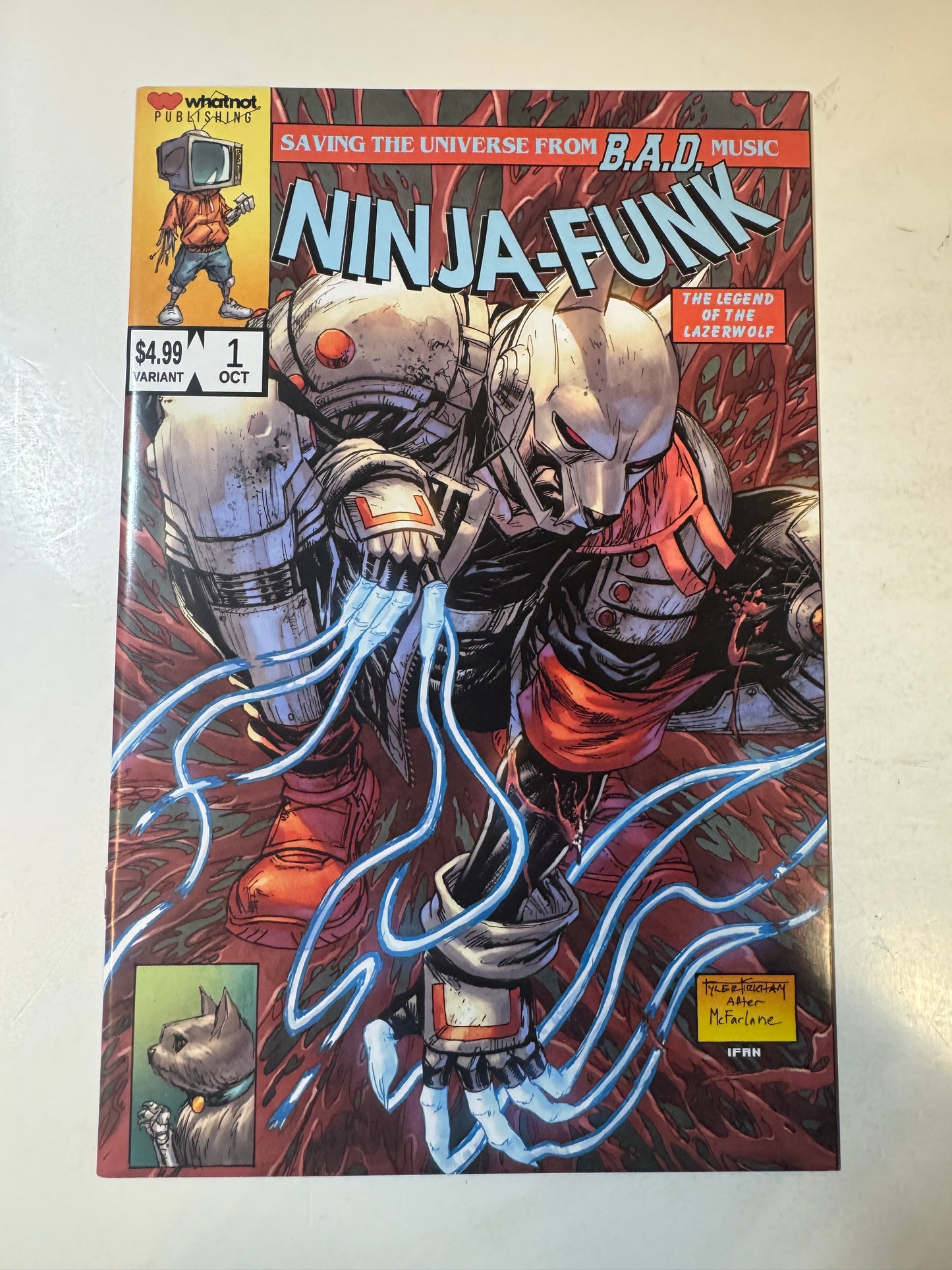 NINJA FUNK #1 NM Tyler Kirkham Spider-Man #1 Homage Variant