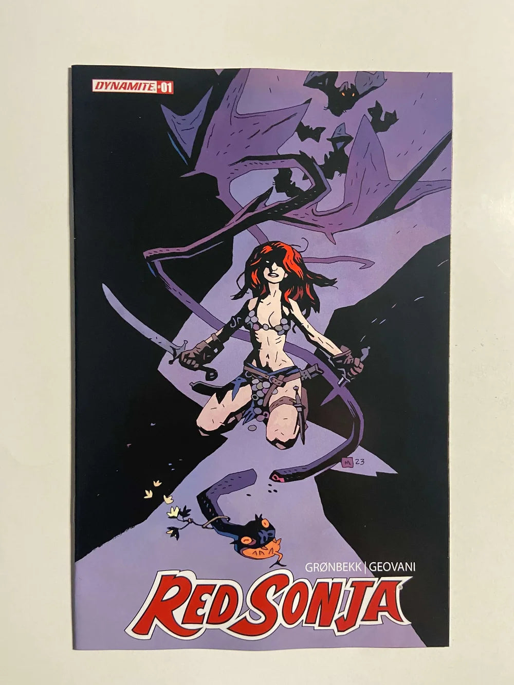 RED SONJA #1 Vol 7 NM Mike Mignola Variant (Dynamite)