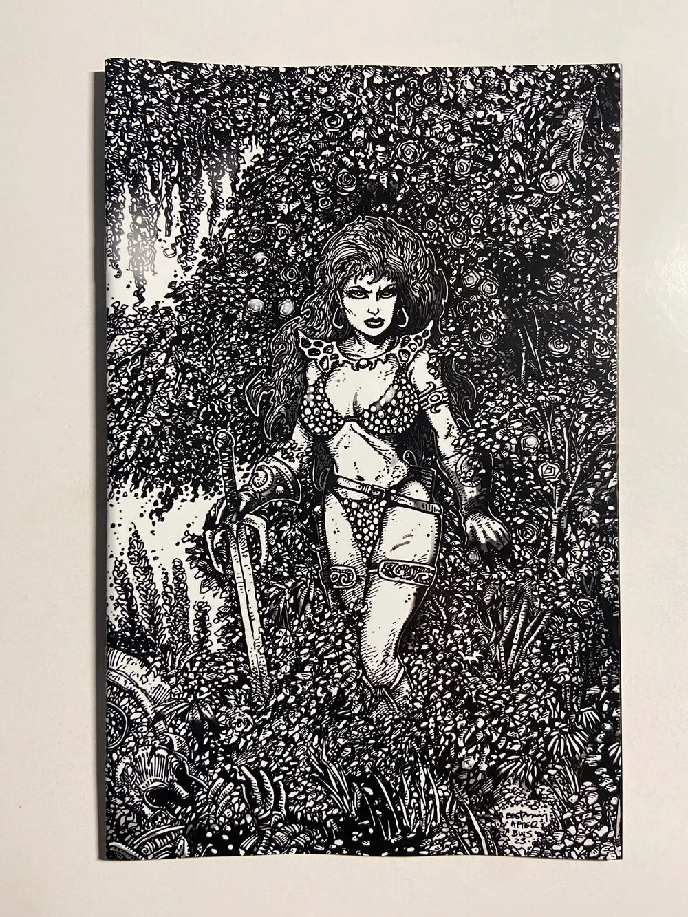 RED SONJA #1 Vol 7 NM 1:30 B/W Virgin Kevin Eastman Variant (Dynamite)