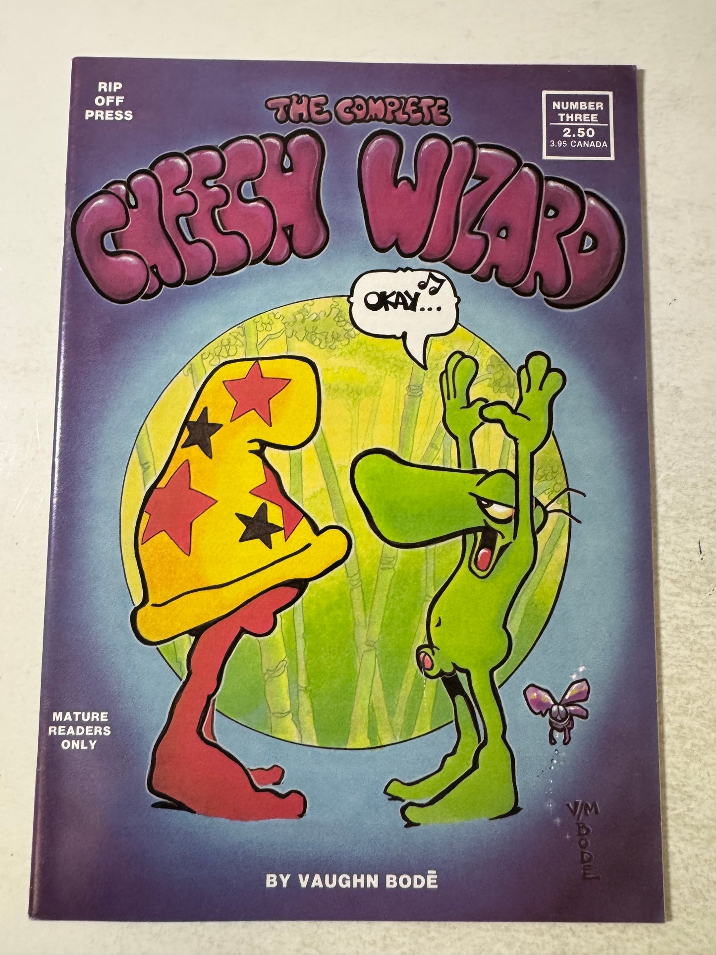 THE COMPLETE CHEECH WIZARD #3 NM- Vaughn Bode Cover