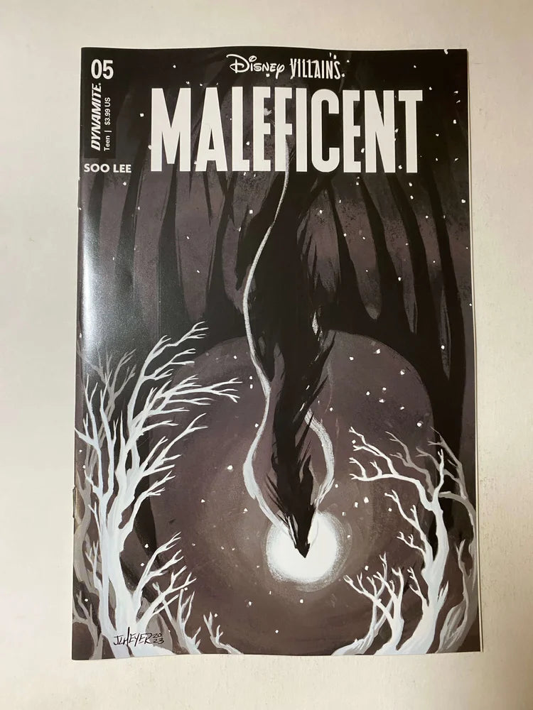 DISNEY VILLAINS : MALEFICENT #5 NM 1:7 B/W Meyer Q Variant