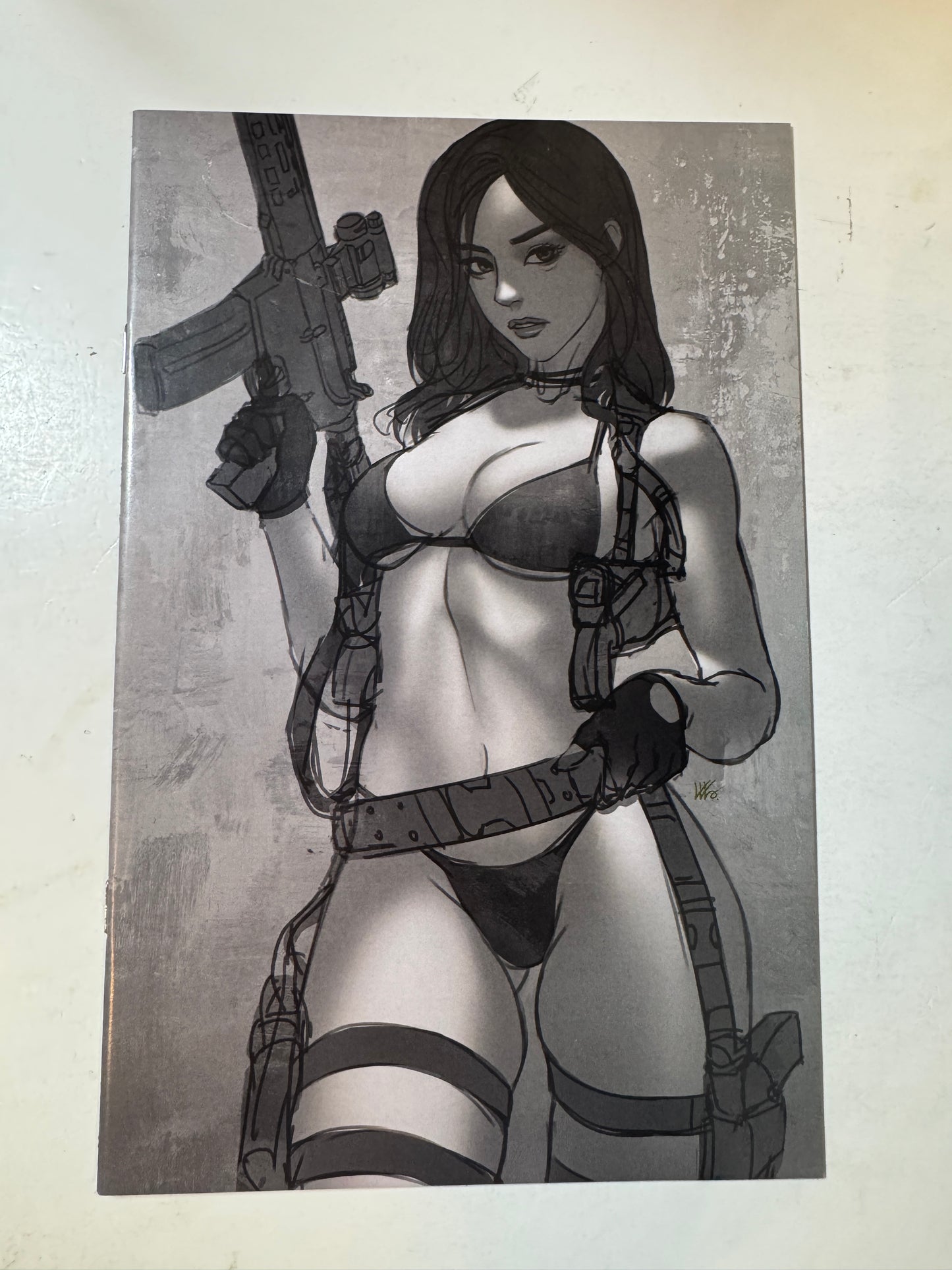 GUN HONEY Collision Course #2 NM Kendrick Lim B/W Virgin Cover