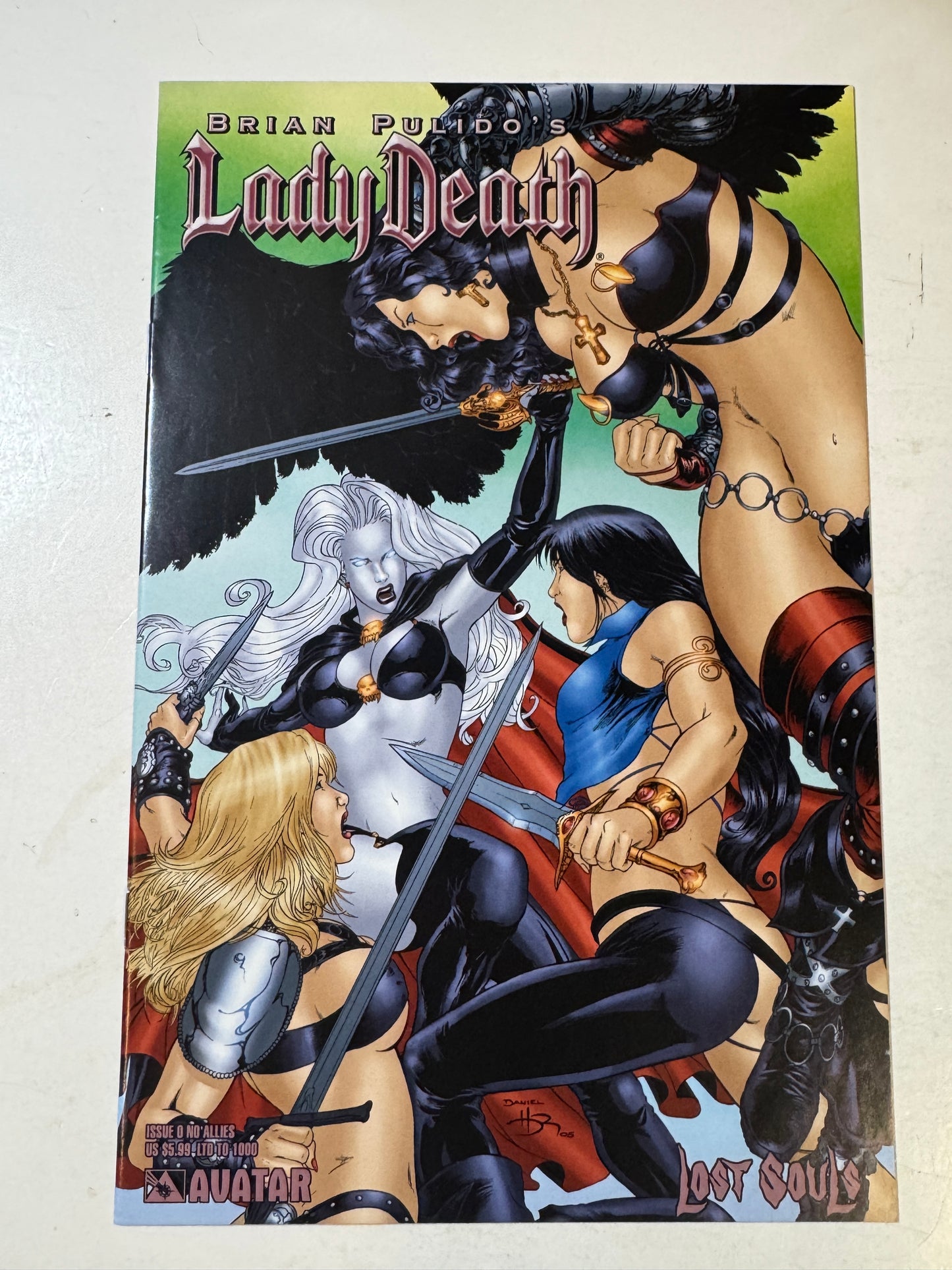 LADY DEATH Lost Souls #0 No Allies Variant LTD 1000