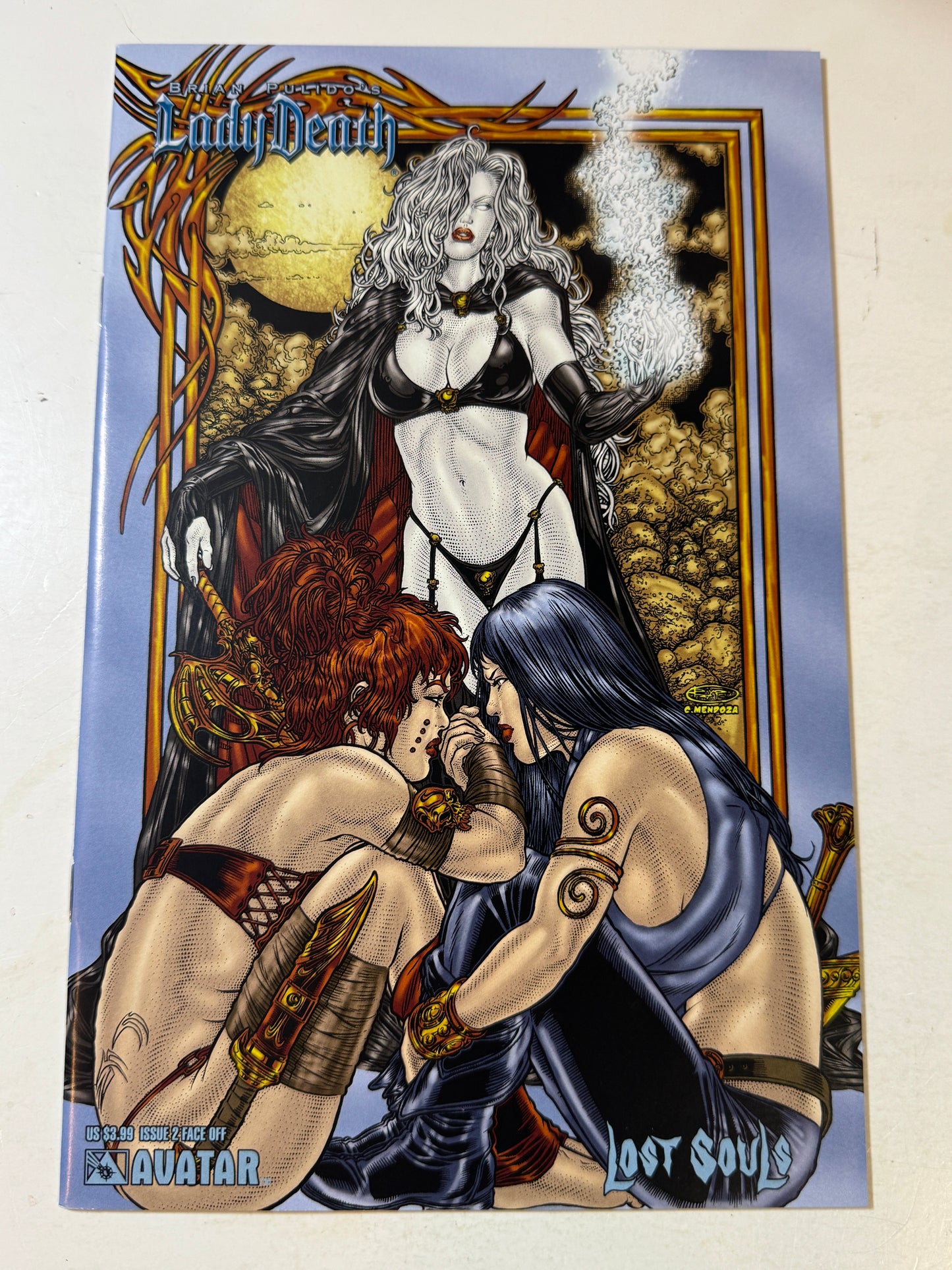 LADY DEATH Lost Souls #2 NM Face Off Variant