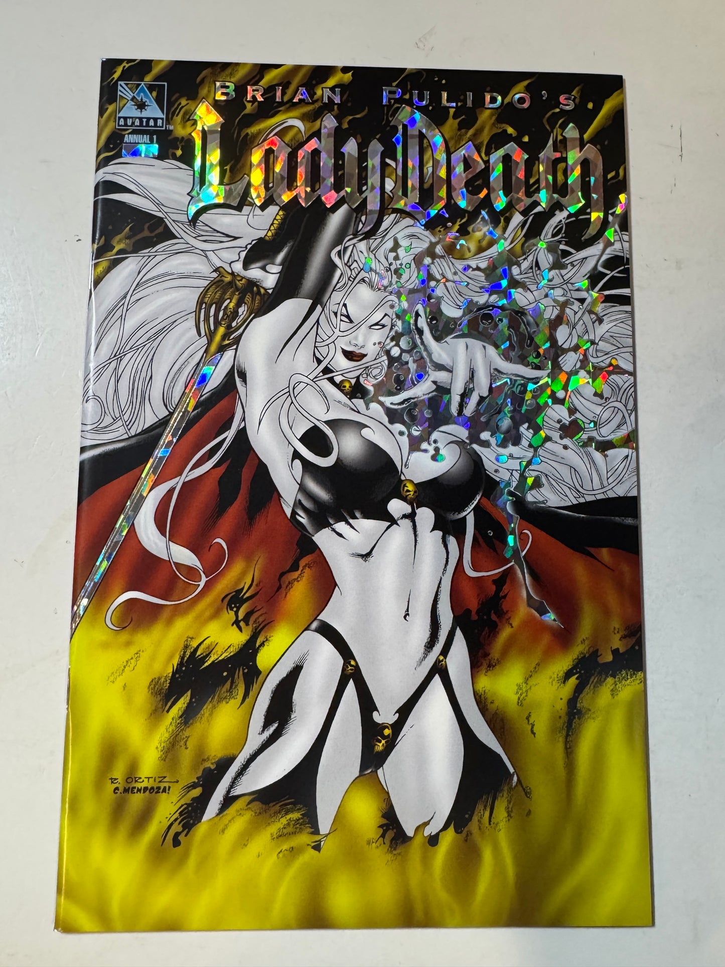 LADY DEATH Annual #1 NM Prism Foil Variant
