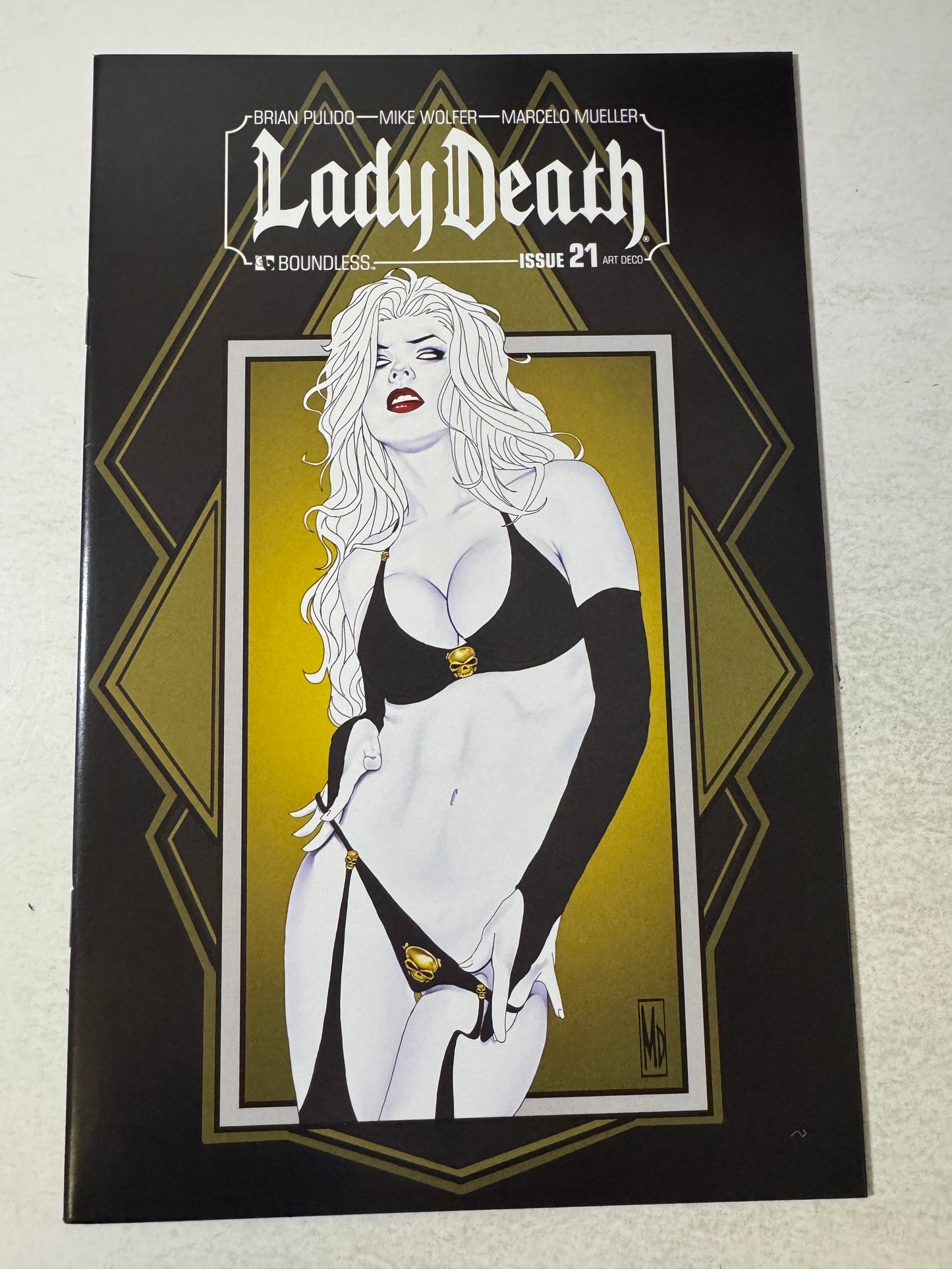 LADY DEATH #21 NM Art Deco Variant