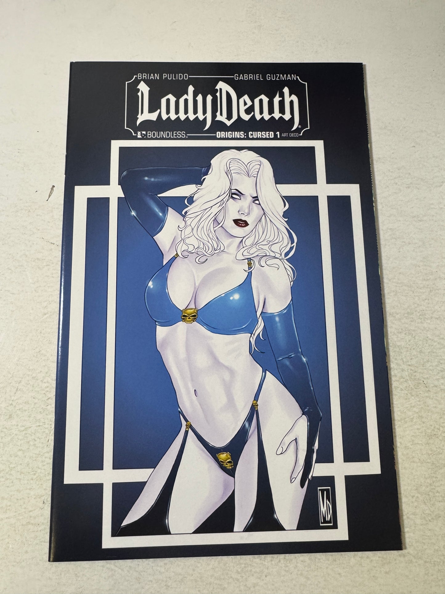 LADY DEATH Origins: Cursed #1 NM Art Deco Variant