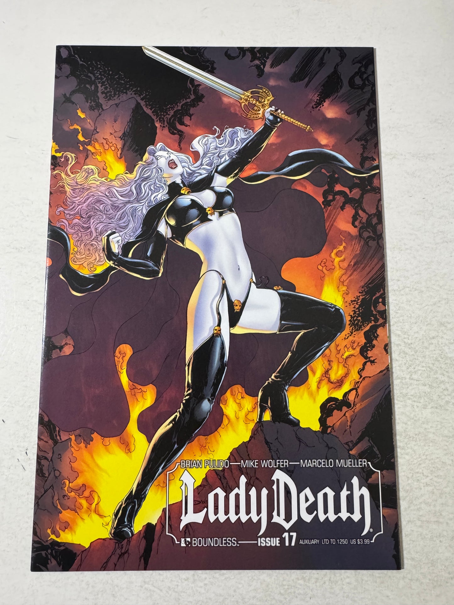 LADY DEATH #17 NM Auxiliary Variant LTD 1250