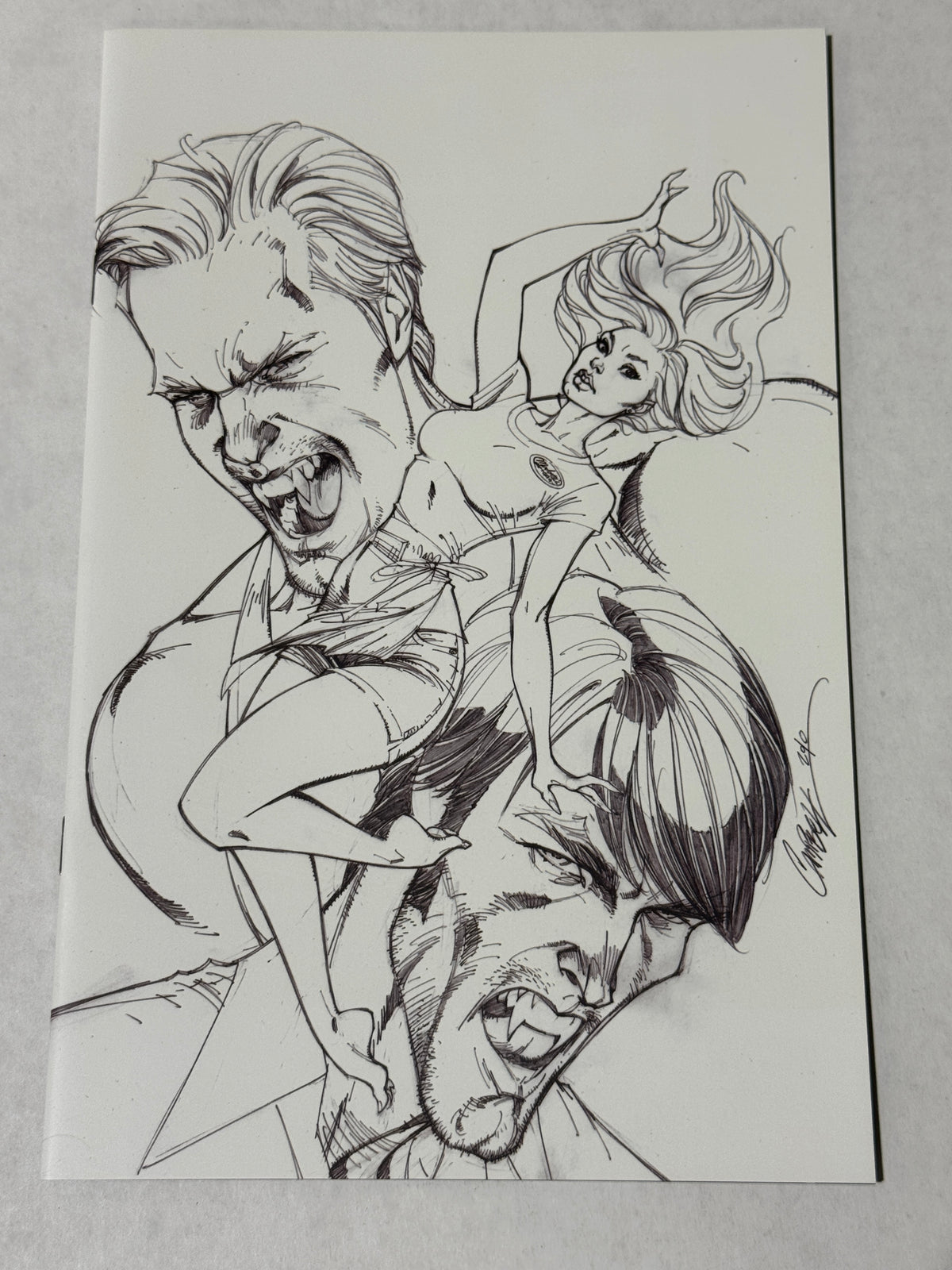 TRUE BLOOD #2 NM- 1:10 J SCOTT CAMPBELL Virgin Sketch Variant
