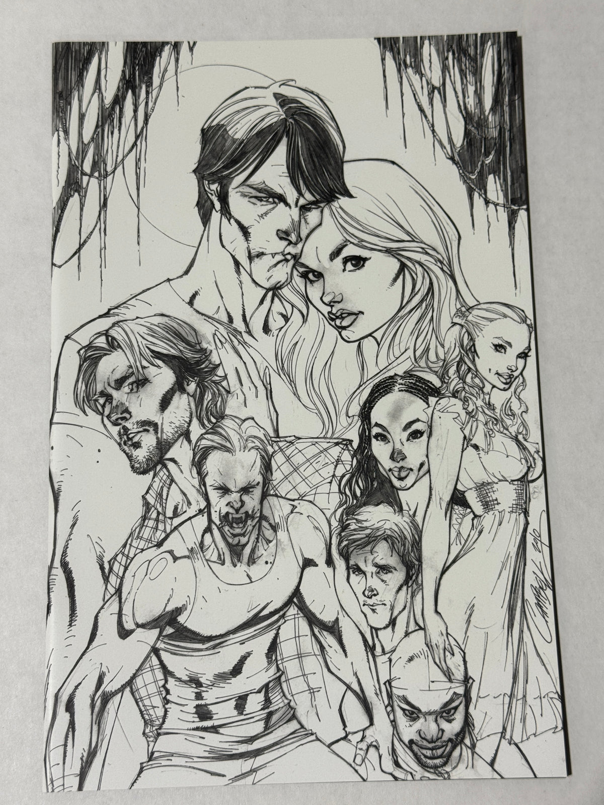 TRUE BLOOD #1 NM 1:10 J SCOTT CAMPBELL Virgin Sketch Variant