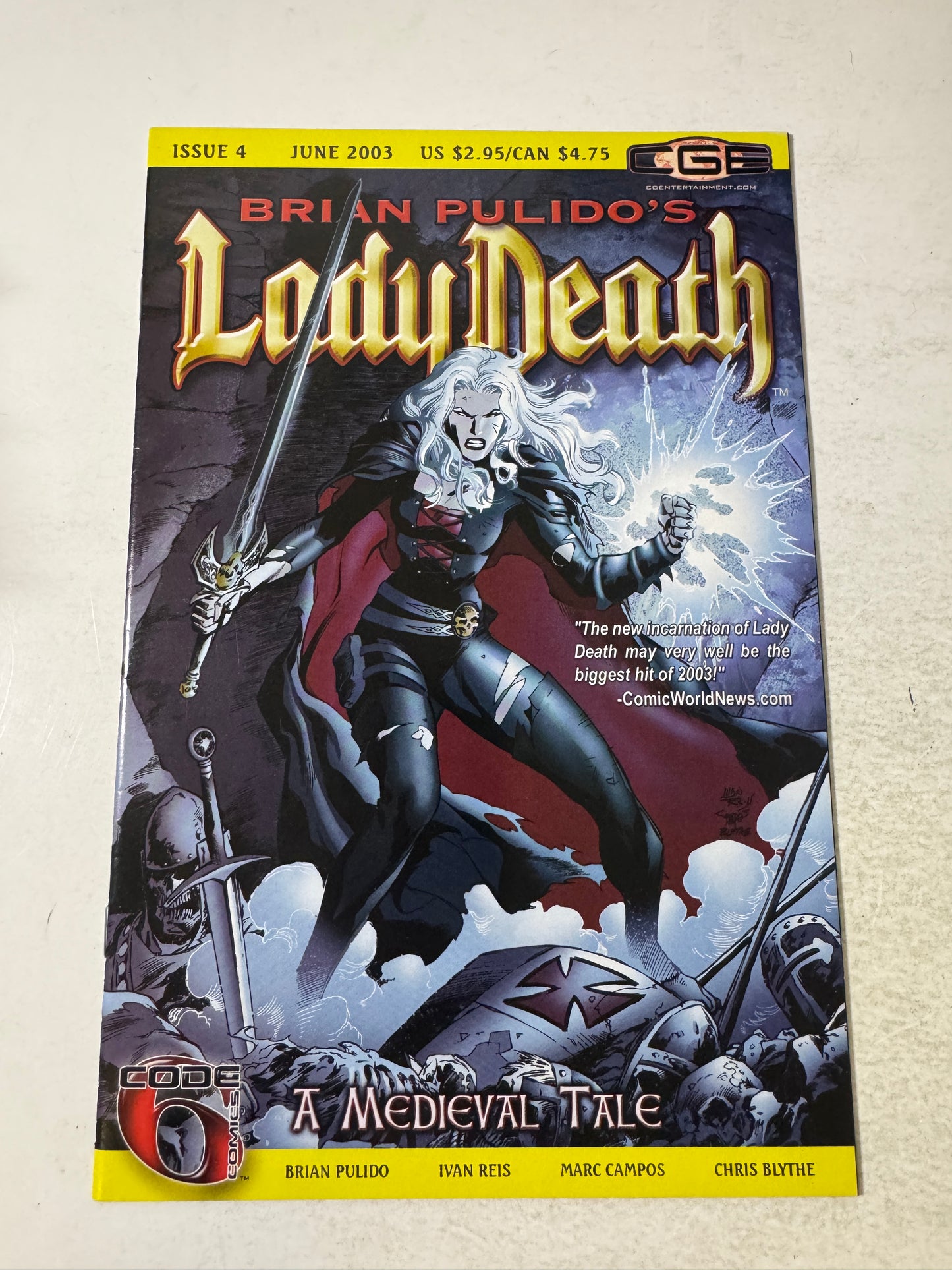 LADY DEATH A Medieval Tale #4 VF/NM