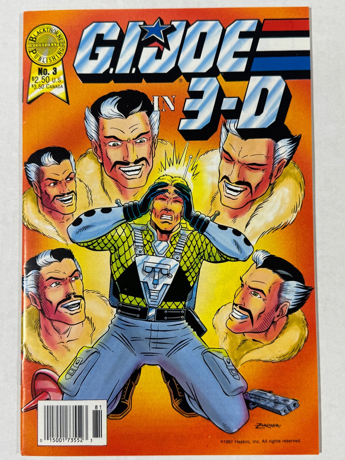 GI JOE IN 3-D #3 VF/NM No 3D Glasses