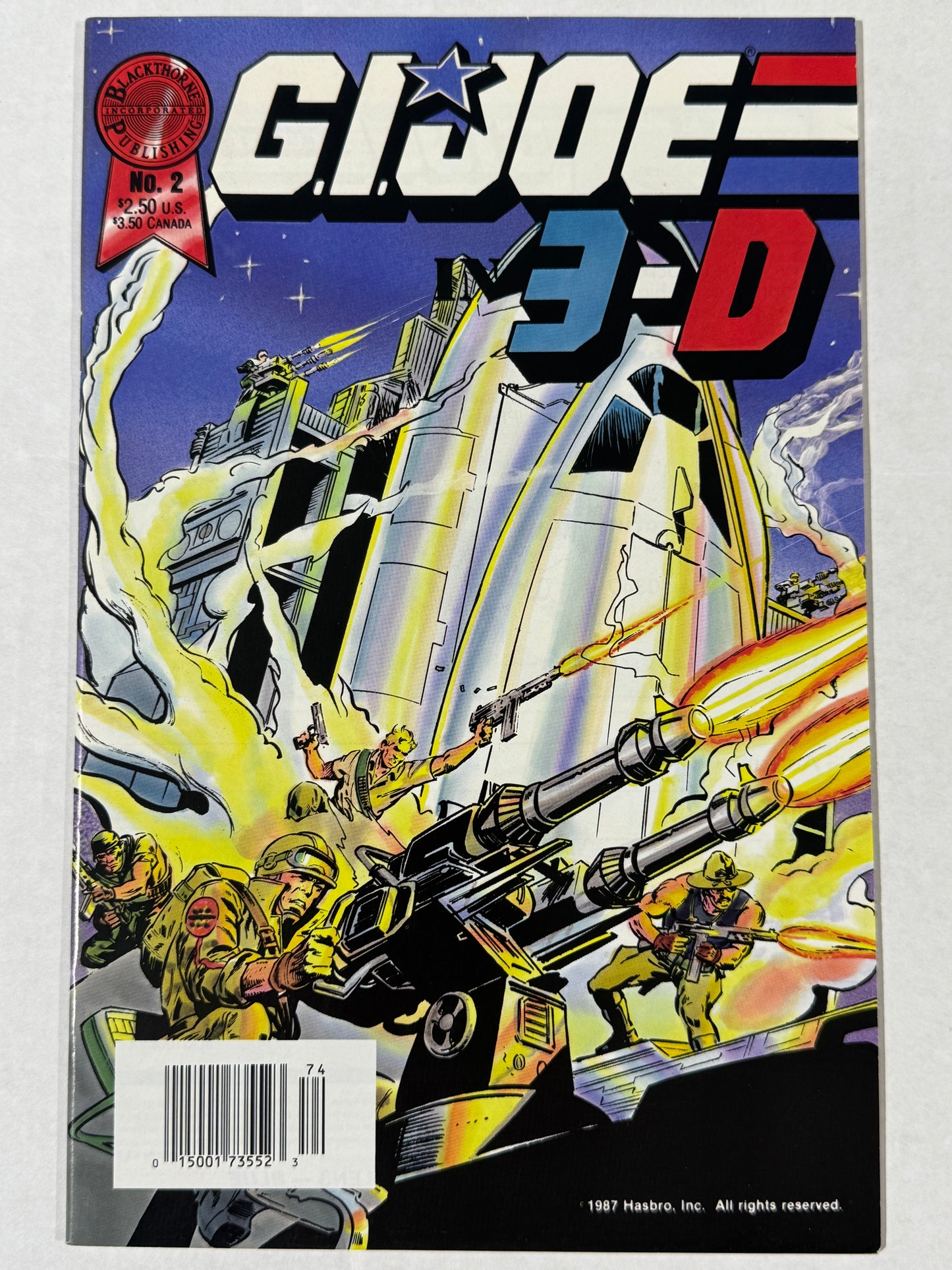 GI JOE IN 3-D #2 NM- No 3D Glasses