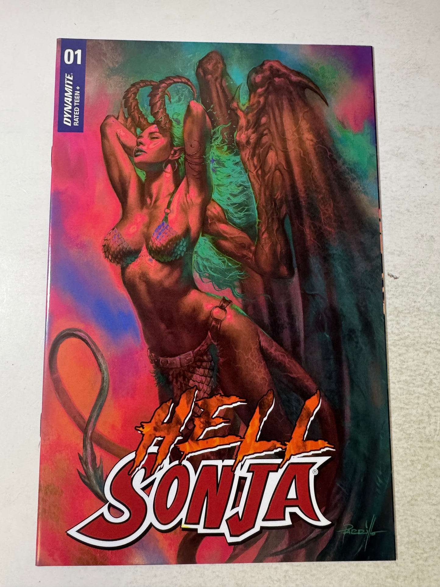 HELL SONJA #1 NM 1:15 Lucio Parrillo Ultraviolet Variant