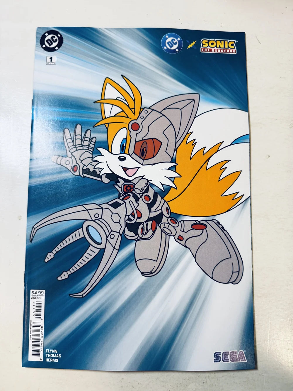 DC X SONIC THE HEDGEHOG #1 NM 5th Print Variant