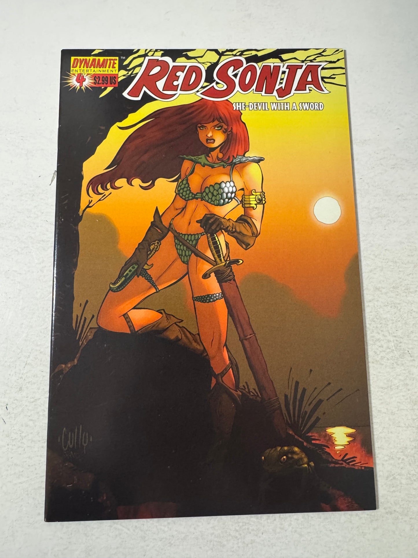 RED SONJA #4 NM- Cully Hamner C Variant (Dynamite)